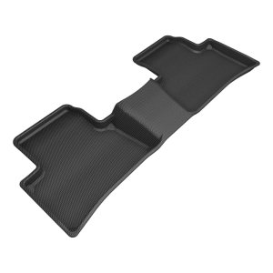 Toyota Corolla Cross Floor Mat - Rear - 3D MAXpider - Kagu - Black - `22-`23